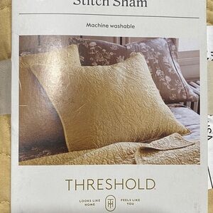 Threshold Elegant Gold Pillow Sham